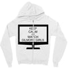 keep calm and watch gilmore girls Zipper Hoodie