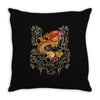 circuit dragon Throw Pillow