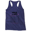 May Girl Facts Gemini Racerback Tank
