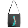 book dinosaurs Adjustable Strap Totes