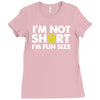small tiny little shorty person gift tee Ladies Fitted T-Shirt