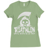 triathlon until death separate Ladies Fitted T-Shirt