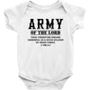 Army Of The Lord Christian T Shirts Bible Verse Baby Onesie