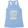 old enough young enough Racerback Tank