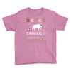 santa taurus christmas ugly t shirts Youth Tee