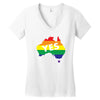 Vote Yes Australia Women's V-Neck T-Shirt
