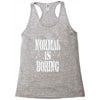 normal is boring tie dye Racerback Tank