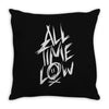 all time low graffiti Throw Pillow