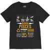 Born Pisces Multitasking Problem Solving Tees V-Neck Tee
