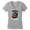 playful, masculine Women's V-Neck T-Shirt