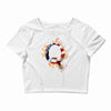 American Flag Q Crop Top