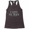 i love it when my wife let's me play golf Racerback Tank