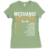 Mechanic Hourly Rate Ladies Fitted T-Shirt