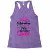 Celebrating With the 7th Birthday Queen Racerback Tank