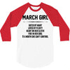 March Girl Hated By Many 3/4 Sleeve Shirt