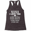I Love You Nana Racerback Tank