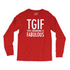 tgif grandma fabulous funny Long Sleeve Shirts