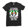 if it tastes like chicken, funny rude ideal birthday present Ladies Fitted T-Shirt