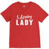 library lady V-Neck Tee