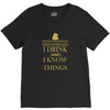 i drink V-Neck Tee