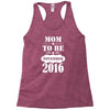 Mom To Be November 2016 Racerback Tank