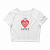 IM LOVE GAMES Crop Top