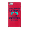 awesome civil engineer looks like iPhone 7 Case