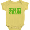 kiss my grass Baby Bodysuit