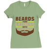 beards turn laziness into awesomeness Ladies Fitted T-Shirt