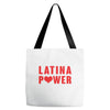 latina power with heart Tote Bags