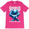 skinhead a way of life blue ideal birthday gift present. T-Shirt