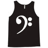 bass cleff funny Tank Top