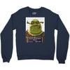 shrek mug shot funny Crewneck Sweatshirt