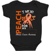 wear peach for  my [you can write any name] Baby Bodysuit