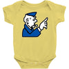go to jail monopoly Baby Onesie