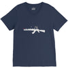 banksy style ak47 art   funny V-Neck Tee