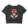 skull meat Crop Top