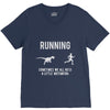running, we all need a little motivation V-Neck Tee