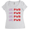Grl Pwr Women's Triblend Scoop T-shirt