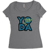 Yoda Women's Triblend Scoop T-shirt