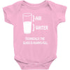 technically the glass is always full Baby Onesie