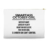 Smartass October Girl Accessory Pouches