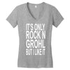 rock n grohl Women's V-Neck T-Shirt