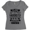 My Aunt Is Totally My Most Favorite Guy of All Time in the History of Women's Triblend Scoop T-shirt