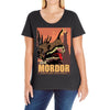 visit mordor Ladies Curvy T-Shirt