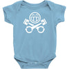 piston happy face Baby Onesie