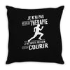 courir Throw Pillow
