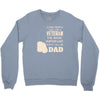 veteran dad 2 Crewneck Sweatshirt