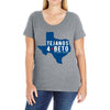 tejanos for beto Ladies Curvy T-Shirt