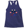 kirby gamer geek snes Racerback Tank